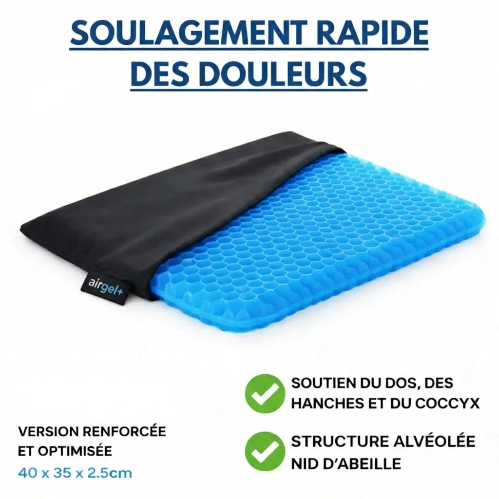 AirGel+ | Fini les douleurs en voiture